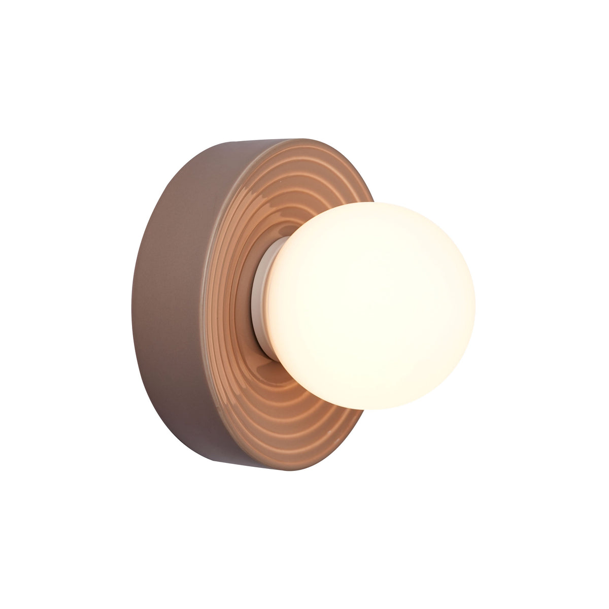 Alicia Wall Light Ceramic Beige / Large - Ø 22 Cm