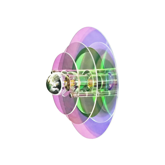 Aurore Wall Light Plastic Material Multicoloured / Small - Iridescent