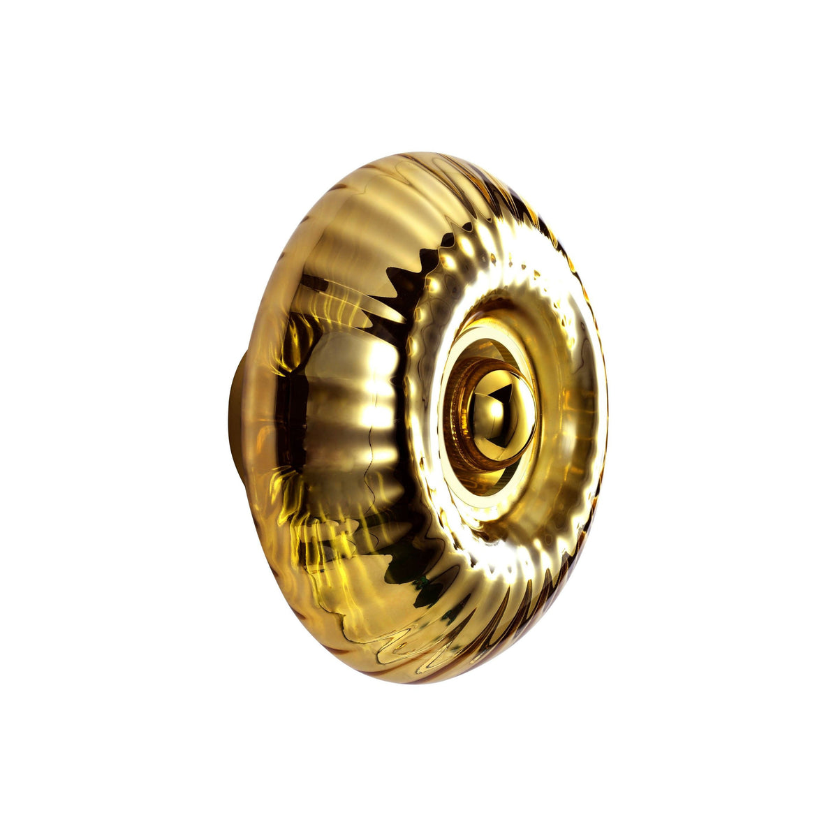 Grace Wall Light Glass Gold / Large - Ø 28 Cm