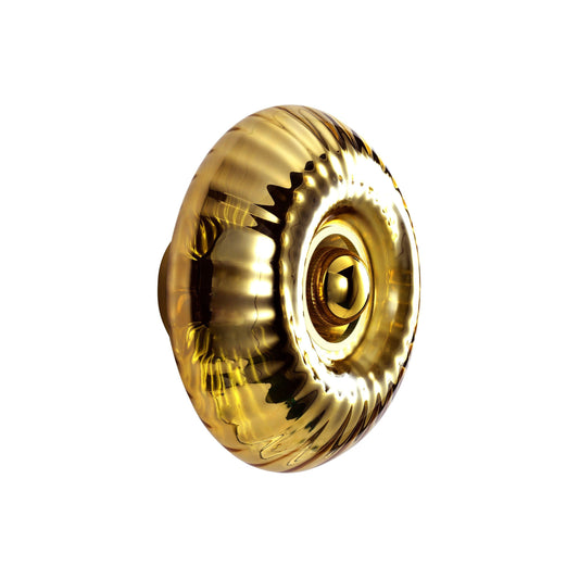Grace Wall Light Glass Gold / Large - Ø 28 Cm