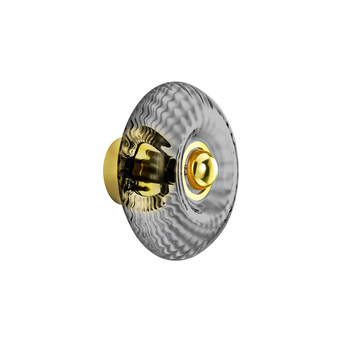 Grace Wall Light Glass Grey / Small - Ø 20 Cm