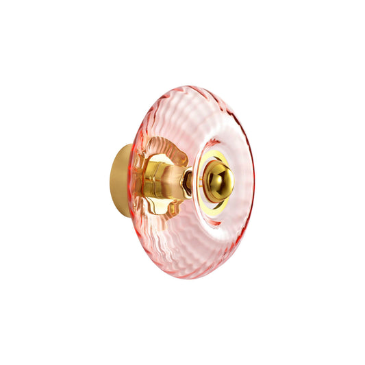 Grace Wall Light Glass Pink / Small - Ø 20 Cm