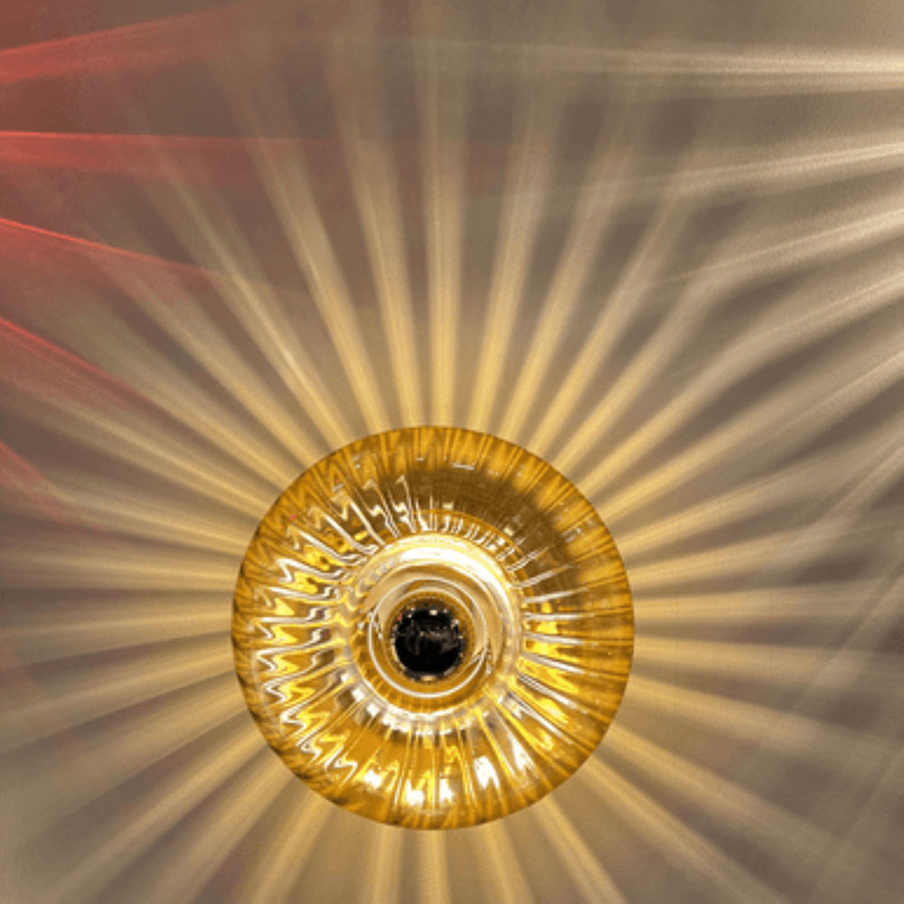 Grace Wall Light Glass Orange / Small - Ø 20 Cm