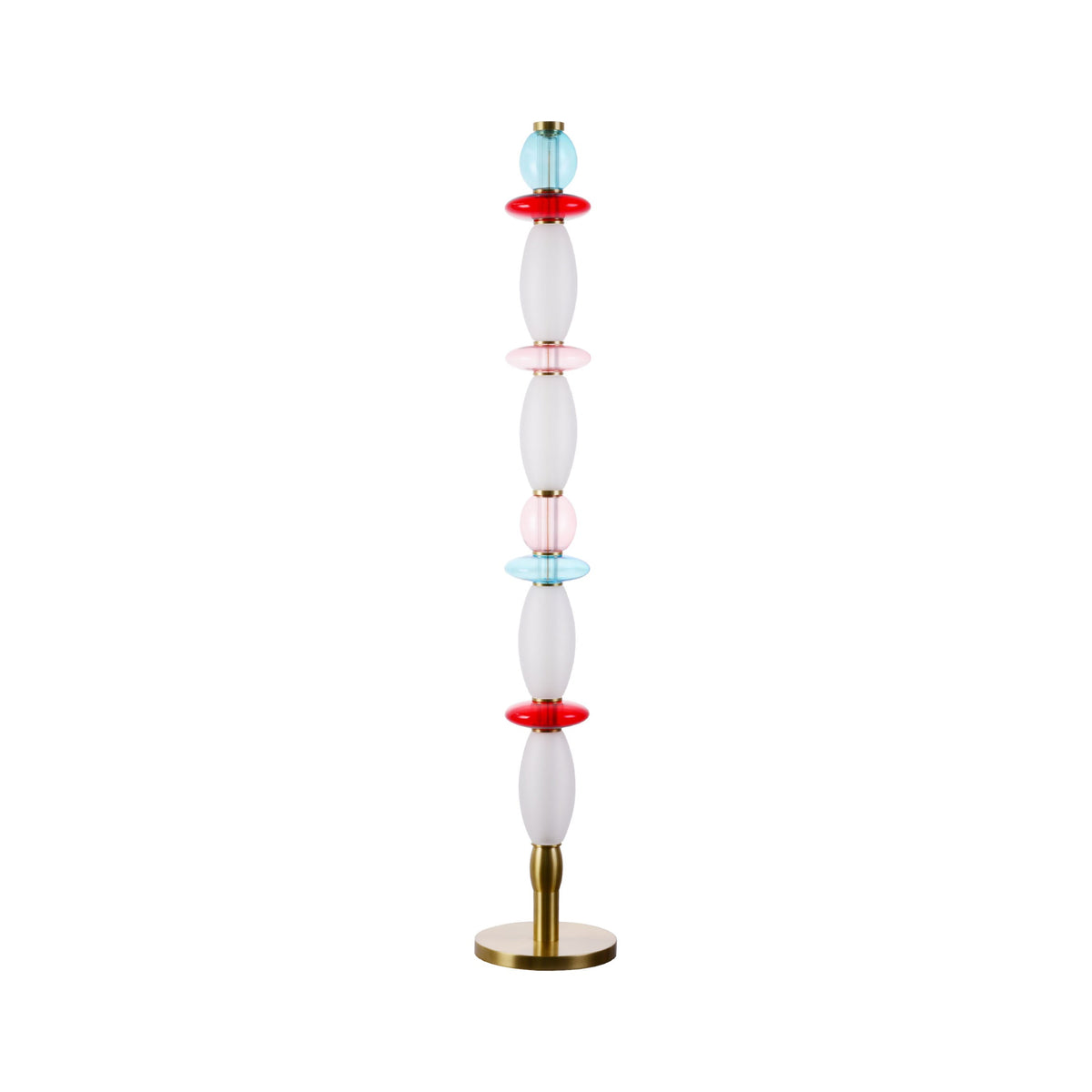 Léonor Floor Lamp Glass Multicoloured / Ø 15 X H 145 Cm