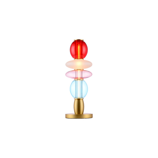Léonor Table Lamp Glass Multicoloured / Ø 15 X H 41.7 Cm